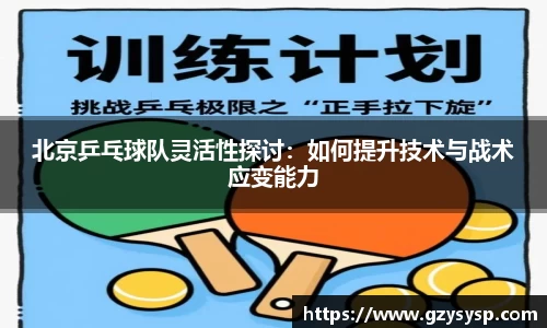 北京乒乓球队灵活性探讨:如何提升技术与战术应变能力